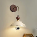 Dehowell Vintage Floral Hand-Painted Ceramic Wall Sconce