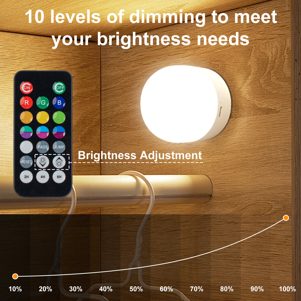 RGB LED Light Bulbs 2-Pack