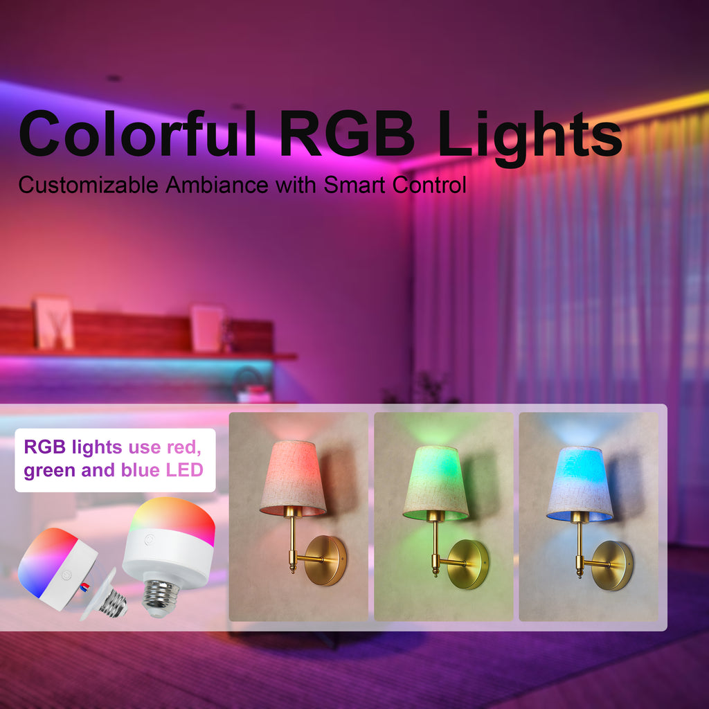 Dehowell Battery Operated Wireless Fabric Wall Sconces with Remote Contro For Living Room, Bedroom, Hallway, And Bathroom (Set of 2)