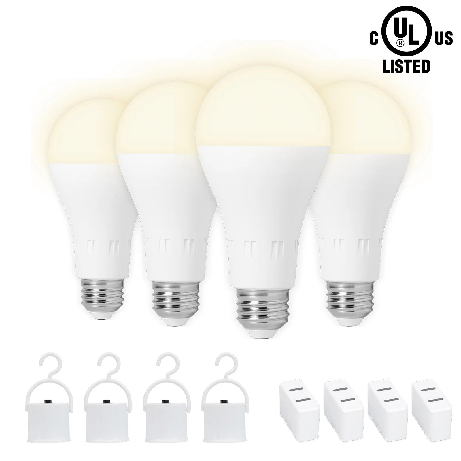 Dehowell 4-in-1 Rechargeable Emergency Light Bulb (Battery Backup)