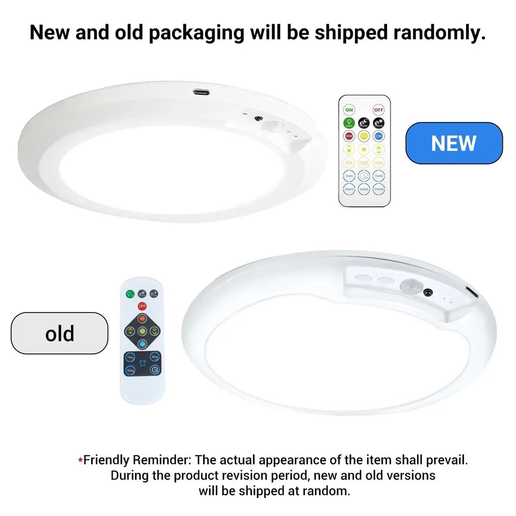 Dehowell 10000mAh 1PK Rechargeable Motion Sensor Ceiling Light