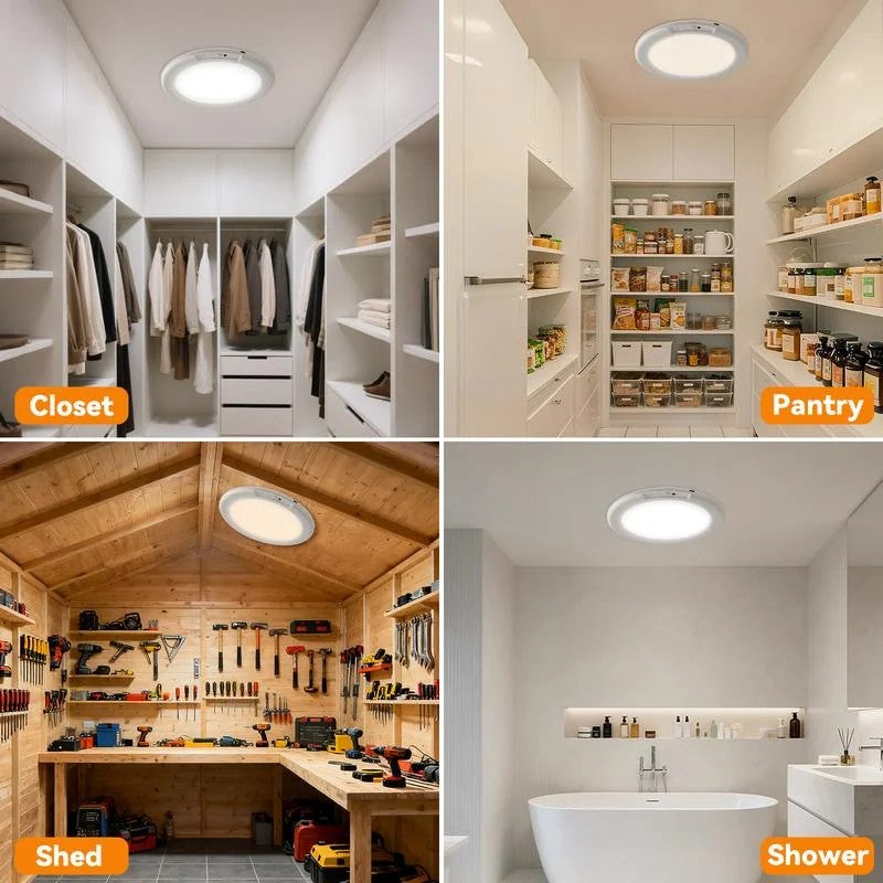 Dehowell 10000mAh 1PK Rechargeable Motion Sensor Ceiling Light