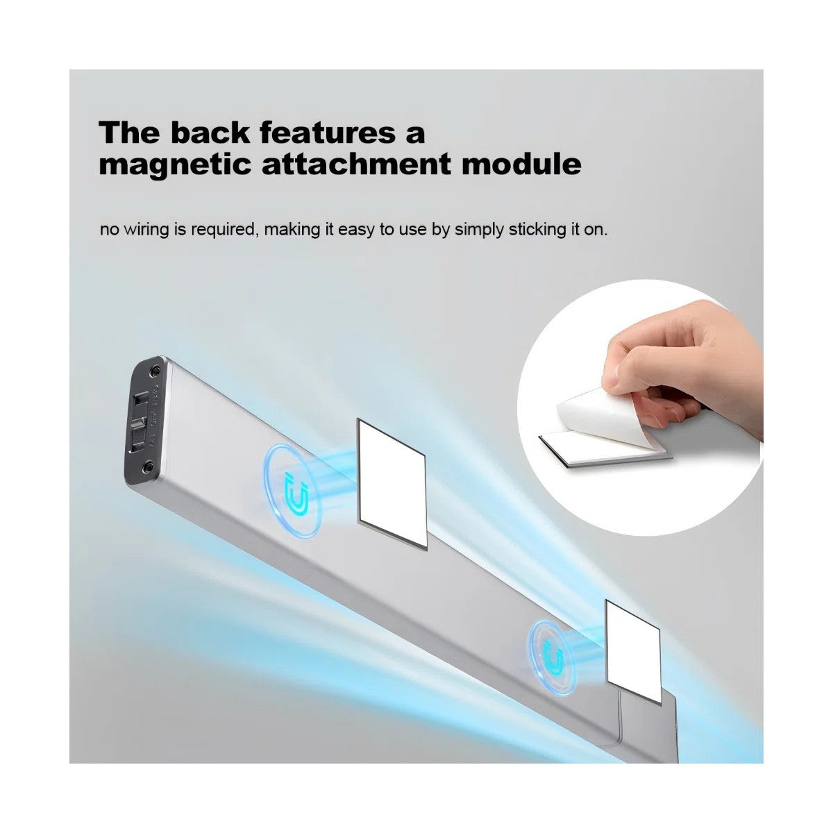 Dehowell 14.6 Inch Rgb Detachable Motion Sensor Cabinet Light With Remote Control