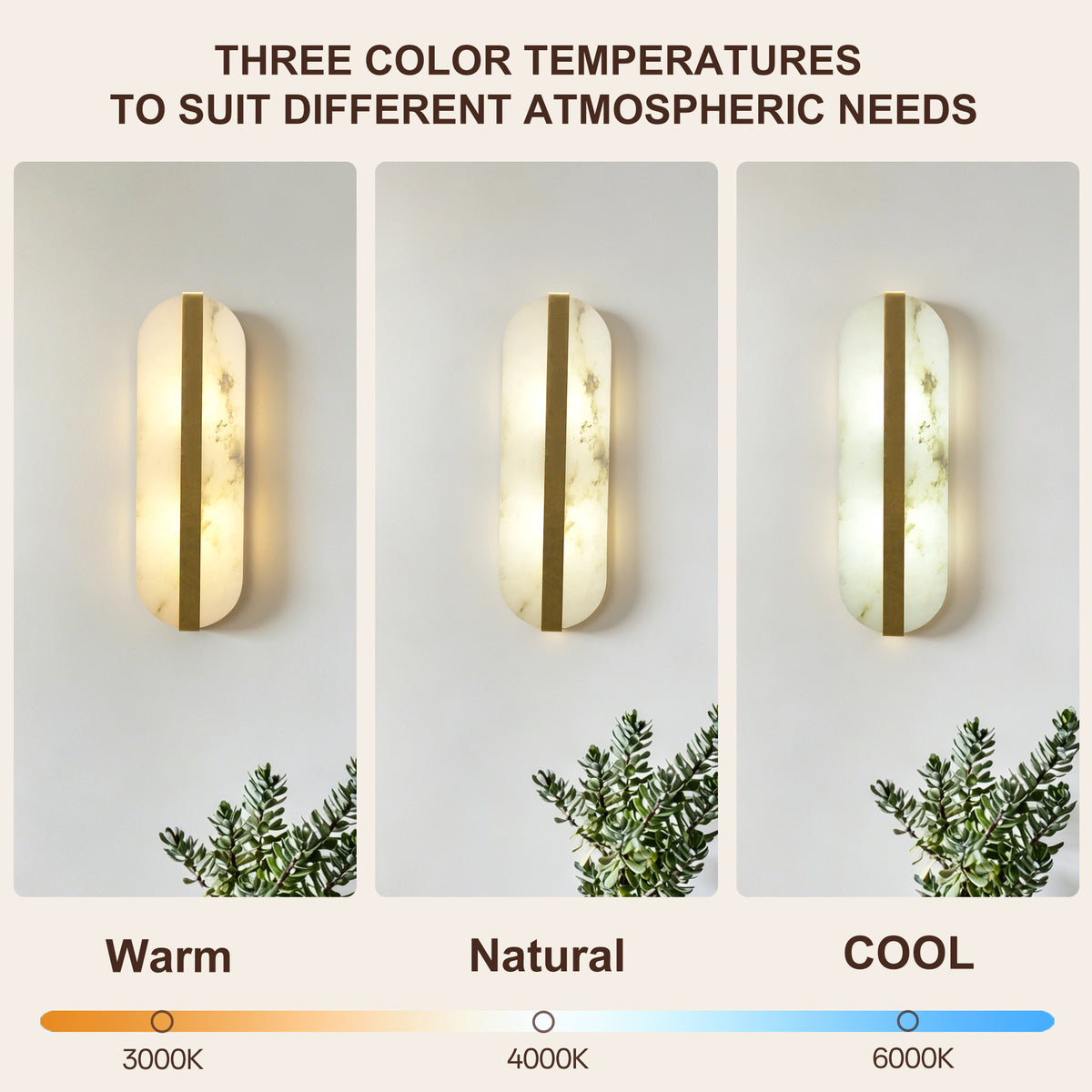 Modern Natural Alabaster Wall Sconce With Dimmable 2‑light G9 Bulbs